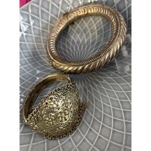 Vintage Metal Indian Tribal Bracelet And Anklet
